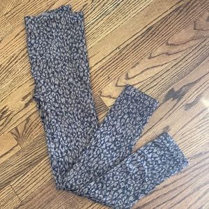 Spanks Leopard Tights Leggings NWOT Size M